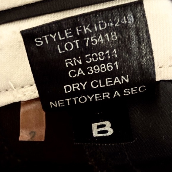 T Tahari Dark Brown Career Pants/Sz 2/EUC! - Picture 4 of 4